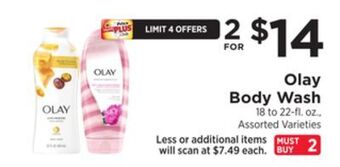 ShopRite Body wash offer
