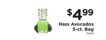 ShopRite Hass avocados 5-ct. bag offer