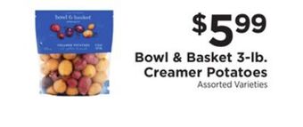 ShopRite 3-lb. creamer potatoes offer