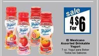 Rancho Markets El mexicano assorted drinkable yogurt offer