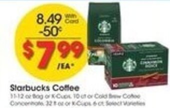 Kroger Starbucks Coffee offer