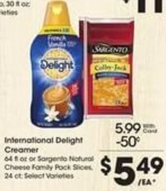Kroger International Delight Creamer offer
