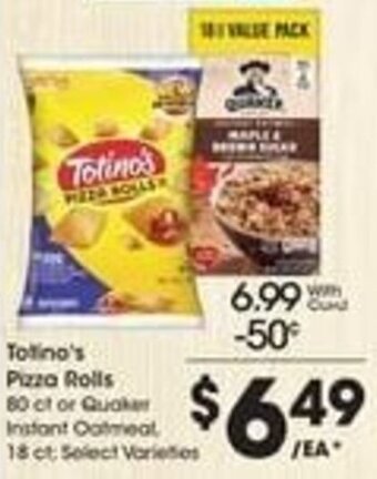 Kroger Totino's Pizza Rolls offer