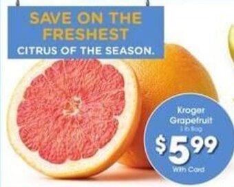 Kroger Kroger Grapefruit offer