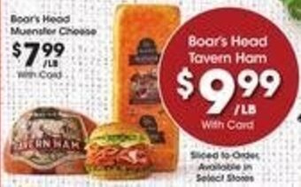 Kroger Boar's Head Tavern Ham offer
