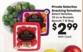 Kroger Private Selection Snacking Tomatoes offer
