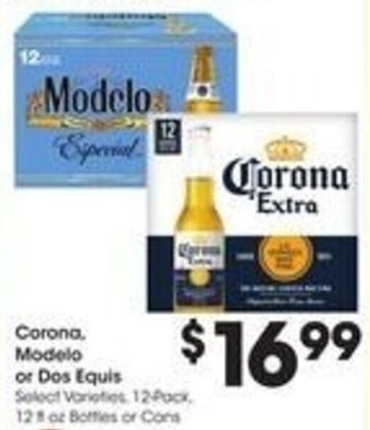 Kroger Corona, Modelo or Dos Equis offer
