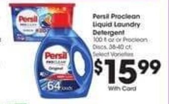 Kroger Persil Proclean Liquid Laundry Detergent offer