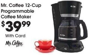 Kroger Mr. Coffee 12-Cup Programmable Coffee Maker offer