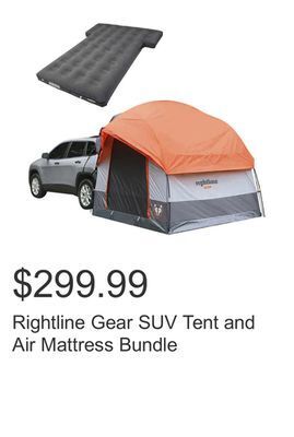 Costco Rightline gear suv tent and air mattress bundle offer