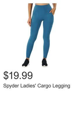Costco Spyder ladies' cargo legging offer