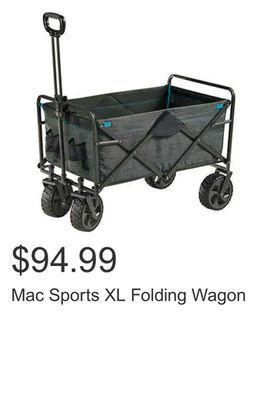 Costco Mac sports xl folding wagon offer