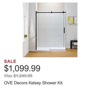 Costco Ove decors kelsey shower kit offer