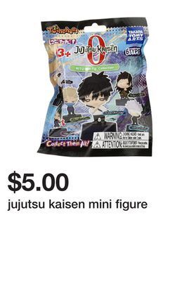 Five Below Jujutsu kaisen mini figure offer