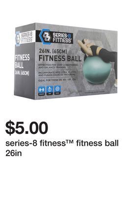 Five Below Series-8 fitness™ fitness ball 26in offer
