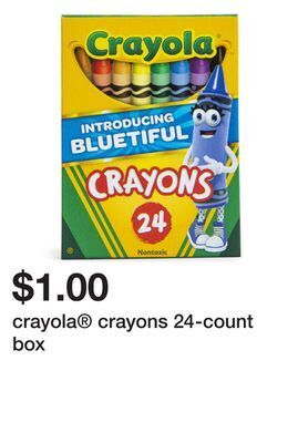 Five Below Crayola® crayons 24-count box offer