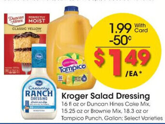 Kroger Kroger Salad Dressing offer