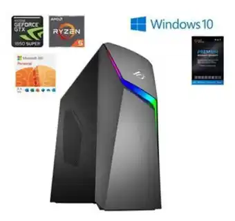 Asus rog 1tb gaming desktop amd rizen 5 w/ total defense internet security and microsoft 365