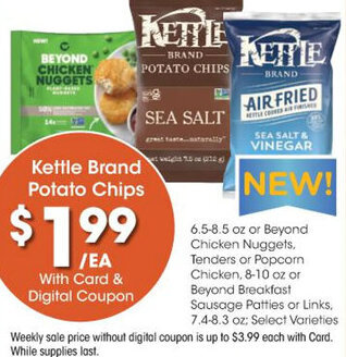 Kroger Kettle Brand Potato Chips offer