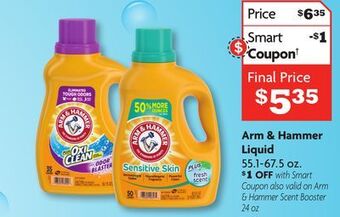 Family Dollar Arm & hammer liquid offer