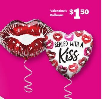 Family Dollar Valentine's balloons offer