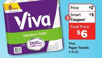 Family Dollar Viva paper towels offer