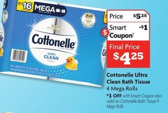 Family Dollar Cottonelle ultra clean bath tissue offer