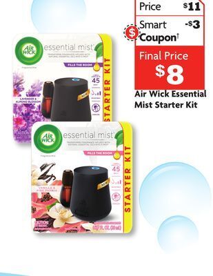 Family Dollar Air wick essential mist starter kit offer