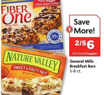 Family Dollar General mills breakfast bars offer