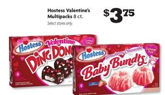 Family Dollar Hostess valentine's multipacks offer