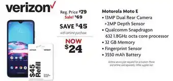 Family Dollar Motorola moto e offer