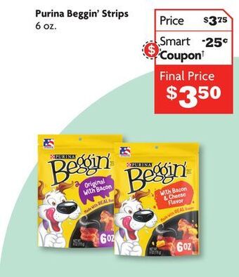 Family Dollar Purina beggin' strips offer