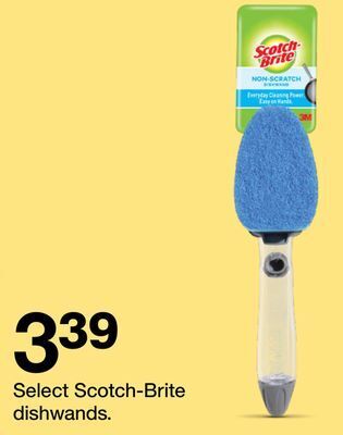 Target Select scotch-brite dishwands offer