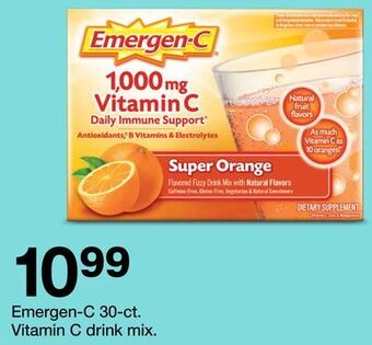 Target Emergen-c 30-ct. vitamin c drink mix offer