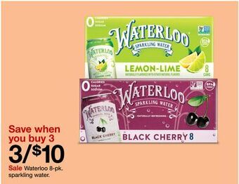 Target Waterloo 8-pk. sparkling water offer