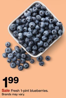 Target Fresh 1-pint blueberries offer