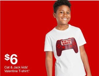 Target Cat & jack kids' valentine t-shirt* offer