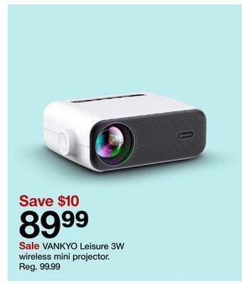 Target Vankyo leisure 3w wireless mini projector offer