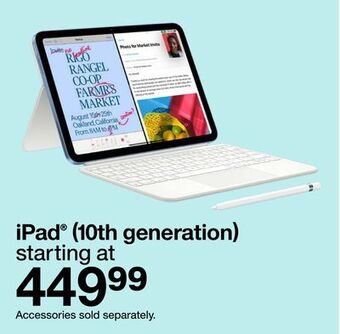 Target Ipad® 10th generation) offer