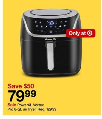 Target Powerxl vortex pro 8-qt. air fryer offer