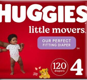 Target Huggies little movers 120-ct. disposable diapers offer