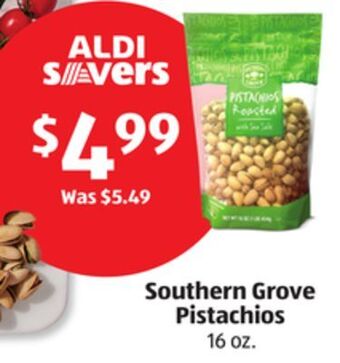 Aldi Southern grove pistachios offer