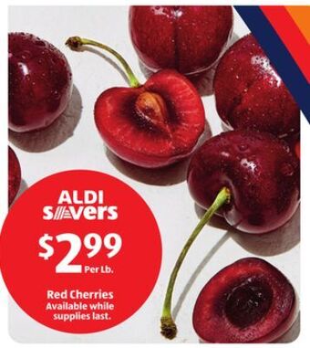 Aldi Red cherries offer