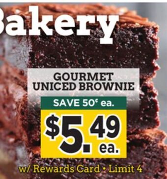 Dearborn Market Gourmet uniced brownie offer