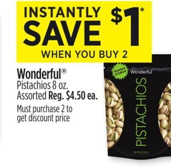 Dollar General Wonderful® pistachios offer