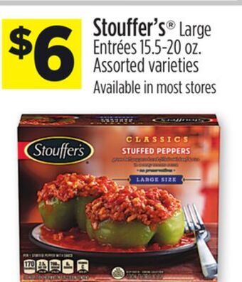 Dollar General Stouffer's® large entrées offer