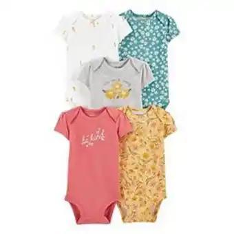 Kohl's Baby girl carter's 5-pack short-sleeve original bodysuits offer