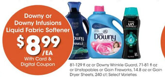Kroger Downy or Downy Infusions Liquid Fabric Softener offer