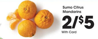 Kroger Sumo Citrus Mandarins offer