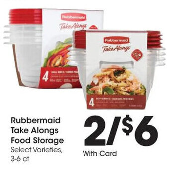 Kroger Rubbermaid Take Alongs Food Storage offer